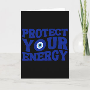Bescherm Je Energie Boze Oog Spiritueel Positief V Kaart
