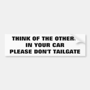 Bescherm je gezin niet met een trappelpoort bumpersticker