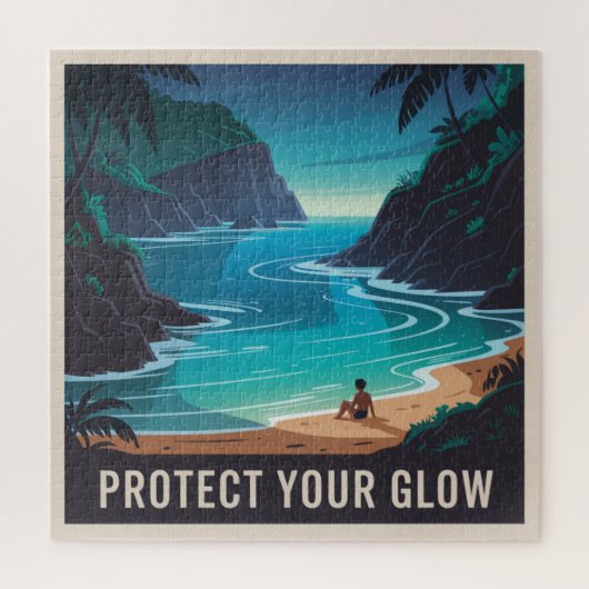 Bescherm Je Glow Legpuzzel (Verticaal)