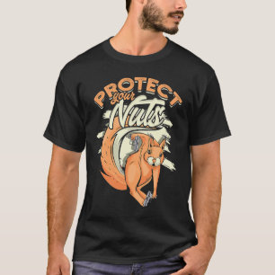 Bescherm je noten Bos eekhoorn T-shirt
