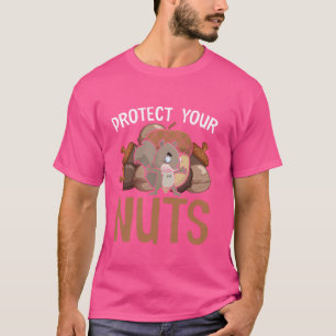Bescherm je Nuts Squirrel Dierenvriend Funny Squi T-shirt