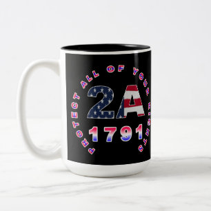 Bescherm je rechten 2A Tweekleurige Koffiemok