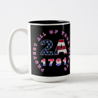 Bescherm je rechten 2A Tweekleurige Koffiemok