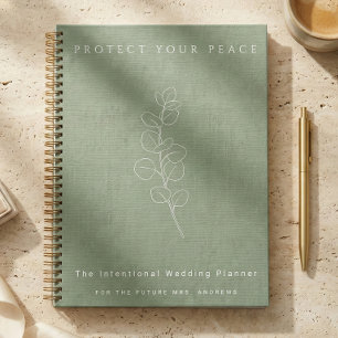 Bescherm Je Vrede Salie Groene Trouwplanner Notitieboek