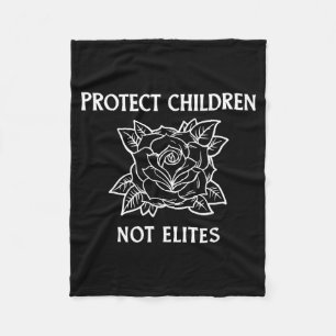 Bescherm kinderen, niet elites fleece deken