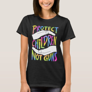 Bescherm kinderen niet Pistolen Stop Pistool genoe T-shirt