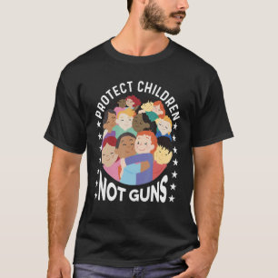 Bescherm kinderen zonder Pistolen Aesthetisch Pist T-shirt
