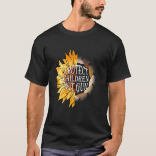 Bescherm kinderen zonder Pistolen Draag Oranje Pis T-shirt