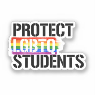Bescherm LGBTQ-studenten Sticker