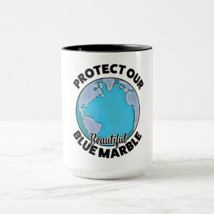 Bescherm ons prachtige blauwe marmer mok