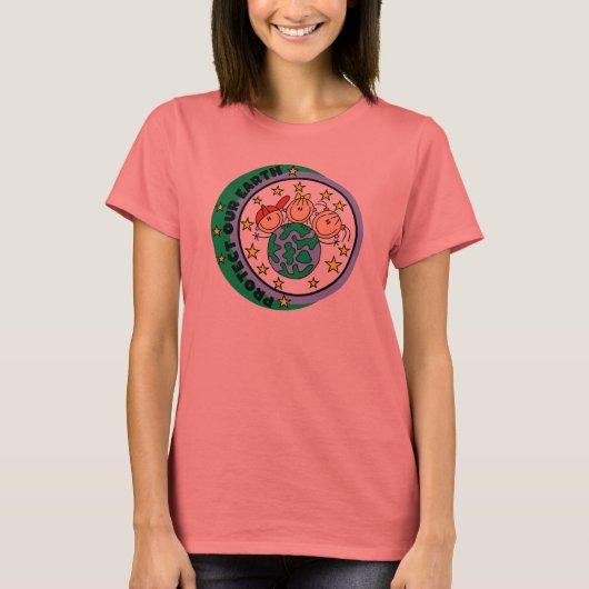 Bescherm onze aardT-shirts en -cadeaus T-shirt (Voorkant)