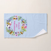 Bescherm onze bestuivers bijenbloemen bad handdoek (Handdoek)