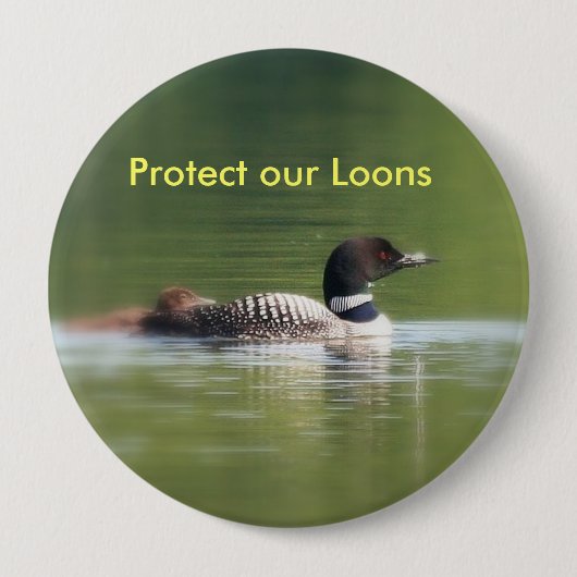 Bescherm onze Button van Lonen (Voorkant)