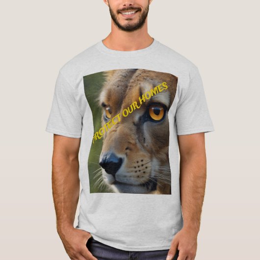 Bescherm onze huizen t-shirt (Voorkant)