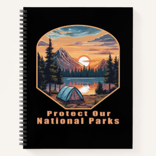 Bescherm onze nationale parken notitieboek