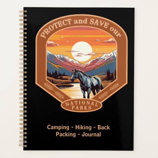 Bescherm onze nationale parken planner (Voorkant)