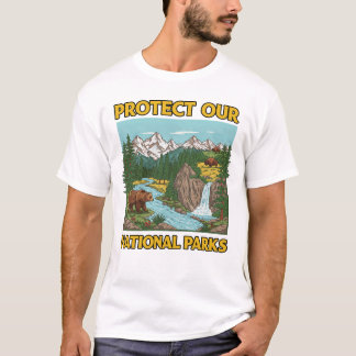 Bescherm onze nationale parken t-shirt