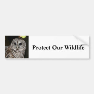 Bescherm onze natuur - Bumpersticker