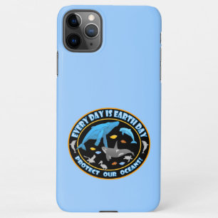 Bescherm onze Oceans Earth Day iPhone Case iPhone 11Pro Max Hoesje