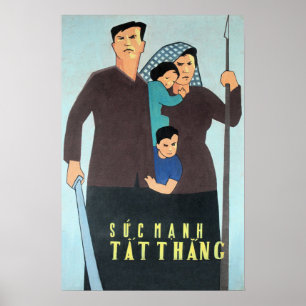 Bescherm onze overwinning en macht! Vietnam Poster