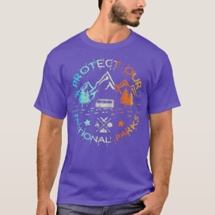 Bescherm onze US 59 National Parks Preserve Hiking T-shirt
