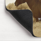 Bescherm onze wilde paarden muismat (Hoek)