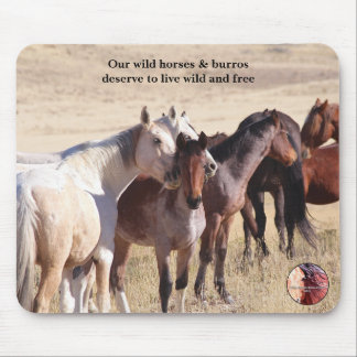 Bescherm onze wilde paarden muismat