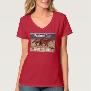 Bescherm onze wilde paarden WAAR T-shirt