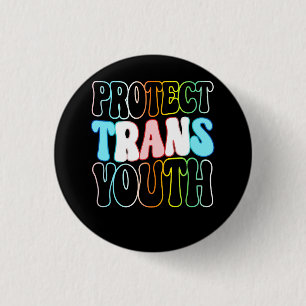 Bescherm Trans Jeugd Kinder Transgender LHBT Pr Ronde Button 3,2 Cm