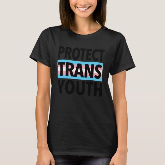 Bescherm Trans Jongeren 1 T-shirt (Voorkant)
