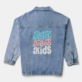 Bescherm Trans Kinder denim jas Jacket (Achterkant)