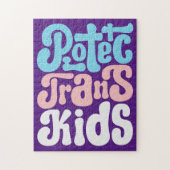 Bescherm Trans-Kinder puzzel (Verticaal)