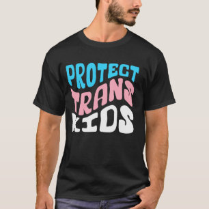 Bescherm Trans Kinderen LGBTQ Bondgenoot Trans Lev T-shirt