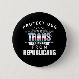 Bescherm Trans Kinderen Ronde Button 5,7 Cm