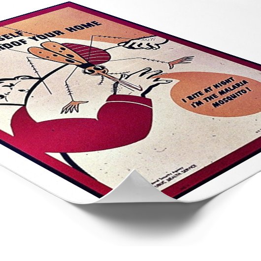 Bescherm uw eigen mingsscherm van uw huis poster (Hoek)