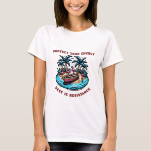 Bescherm uw energie T-shirt – Spirituele zelfzorg