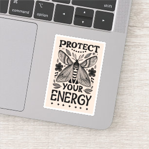 Bescherm uw energie Whimsigoth esthetiek Sticker