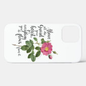 Bescherm uw hart -  Roos, spreekwoorden 4:23 Case-Mate iPhone Case (Achterkant (horizontaal))