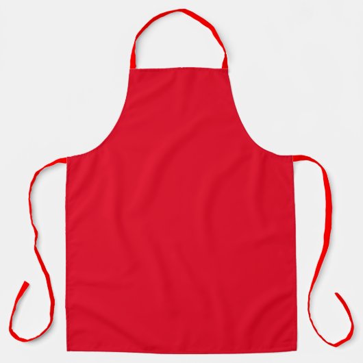 Bescherm uw kleding echt rood schort (Voorkant)