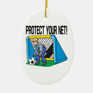 Bescherm uw net keramisch ornament