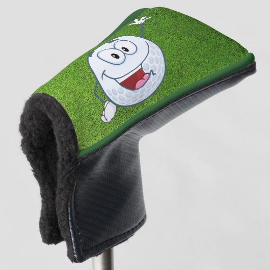 Bescherm uw putter met onze ontwerper golfheadcover (3/4 voorkant)