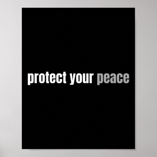 Bescherm uw rust kalm rust ontspan mentaal poster (Voorkant)