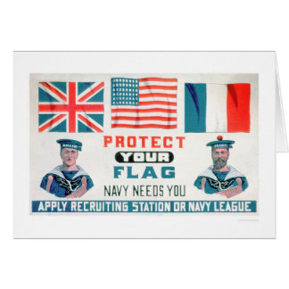 Bescherm uw vlag - marine heeft u nodig (US02143)