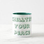 Bescherm uw vrede mok (Midden)