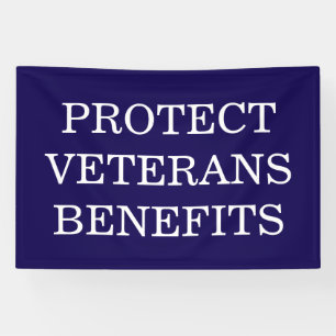 Bescherm Veteranen Voordelen Politiek Spandoek