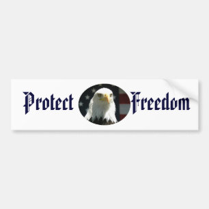 Bescherm Vrijheid Bumpersticker