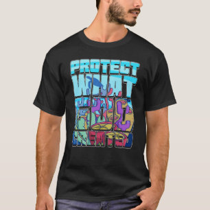 Bescherm wat God heeft Creëer voor de Faith Coral T-shirt