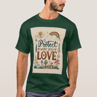 Bescherm wat je lief is. t-shirt