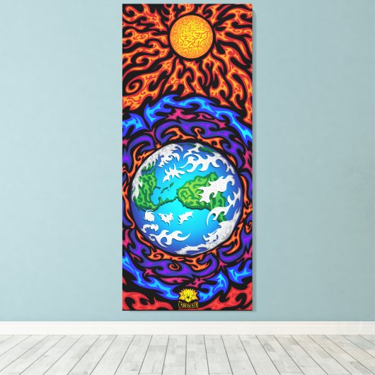 Beschermd - Canvas Afdruk (Insitu (Houten vloer))