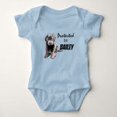 Beschermd door Bailey Blue Romper (Voorkant)